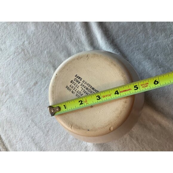 Vintage Casey Pottery Signed Vase Jar Fruit Plums and Cherries Handmade USA 6"x5 - Picture 10 of 11